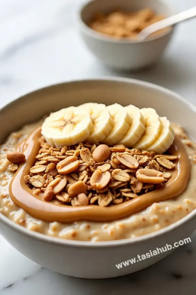 peanut butter overnight oats 1