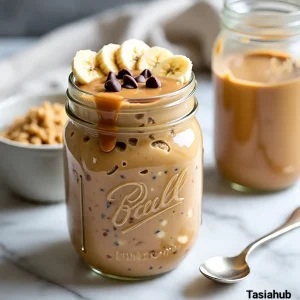 Peanut butter overnight oats