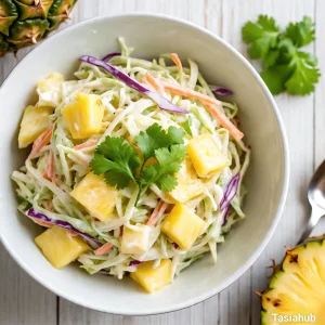 Pineapple coleslaw