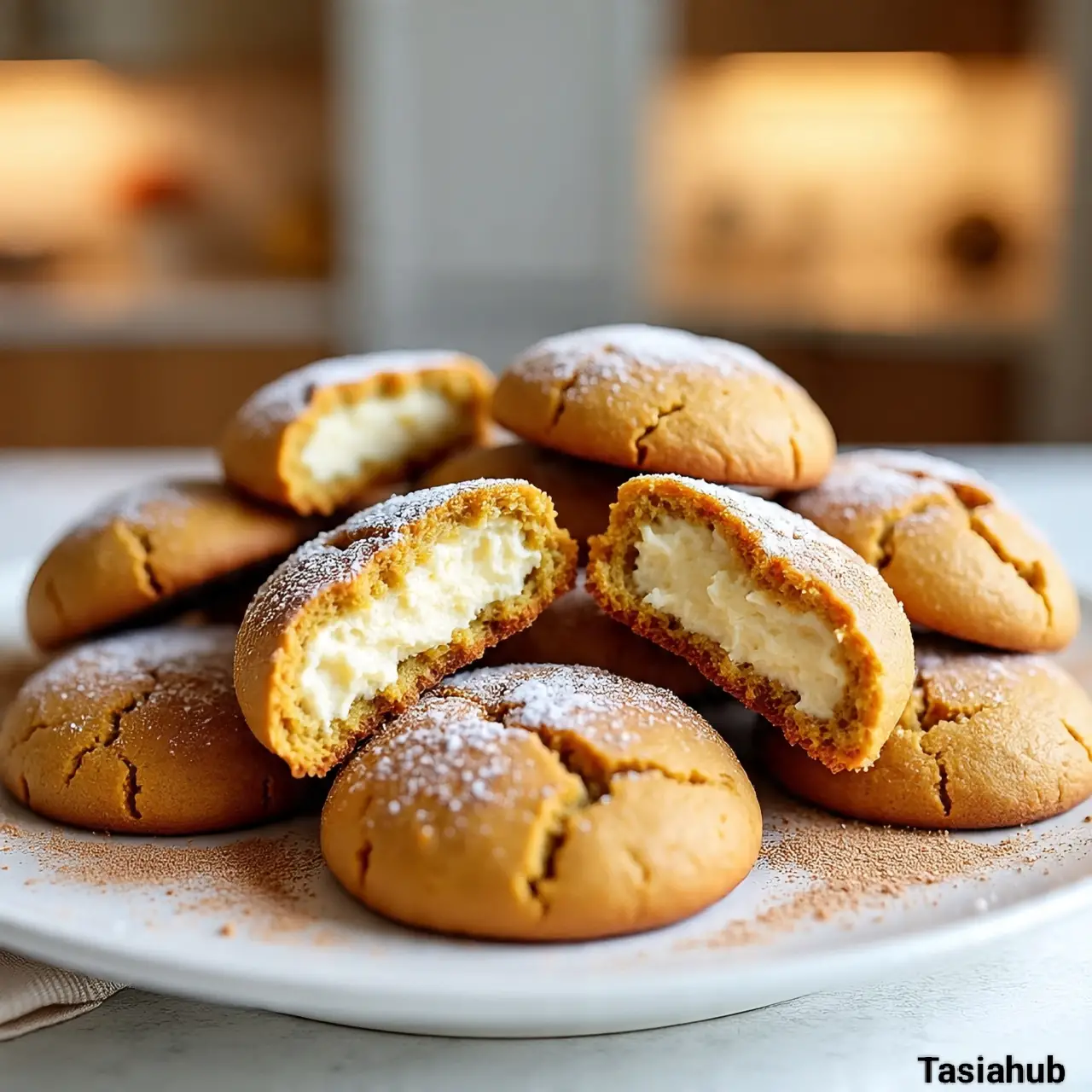 Pumpkin cheesecake cookies
