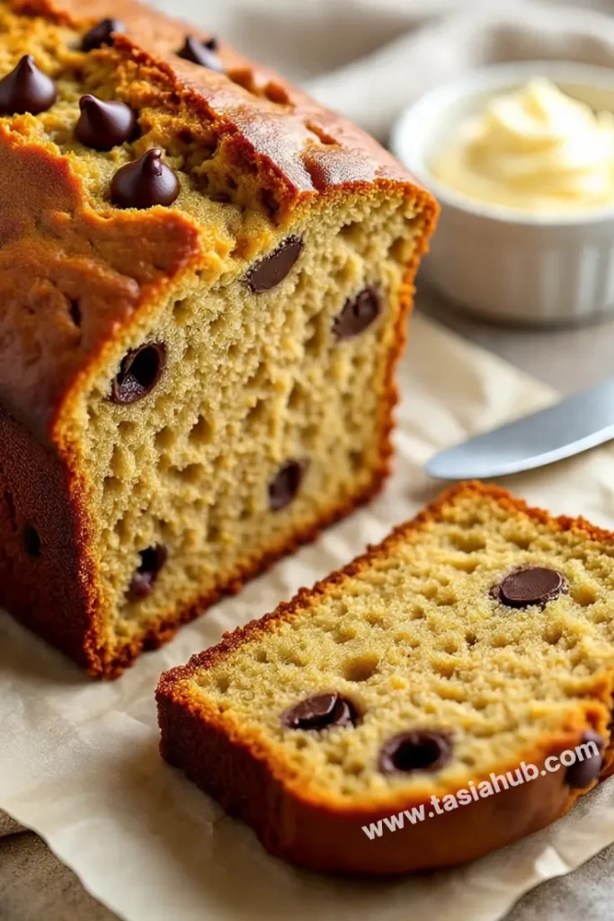 pumpkin chocolate chip banana bread 1