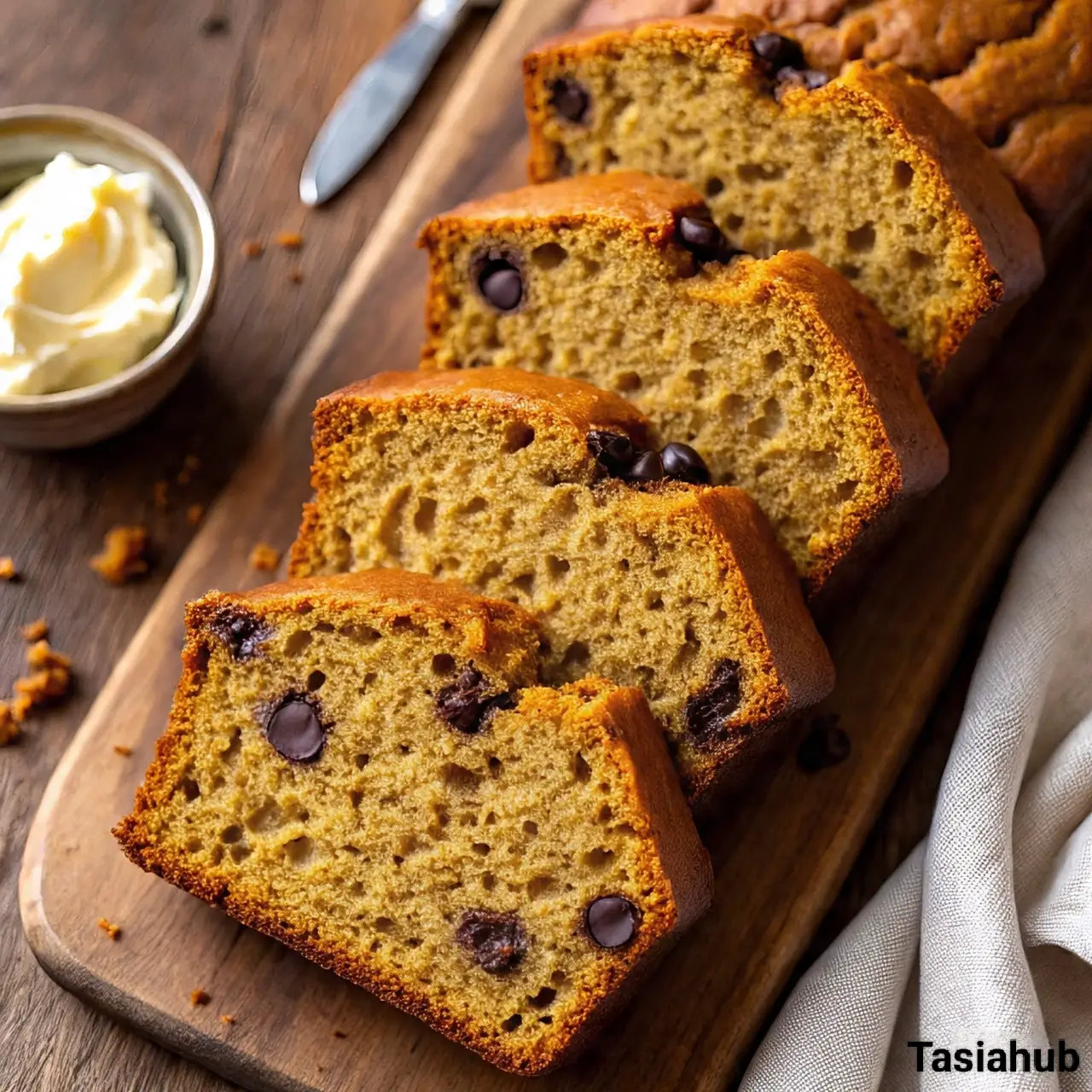 Pumpkin chocolate chip banana bread
