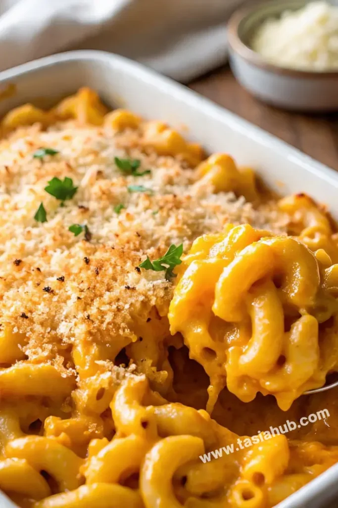 pumpkin mac and cheese casserole
