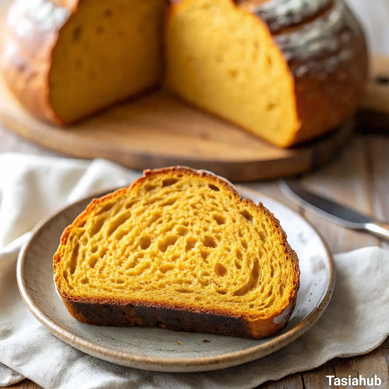 Pumpkin sourdough bread