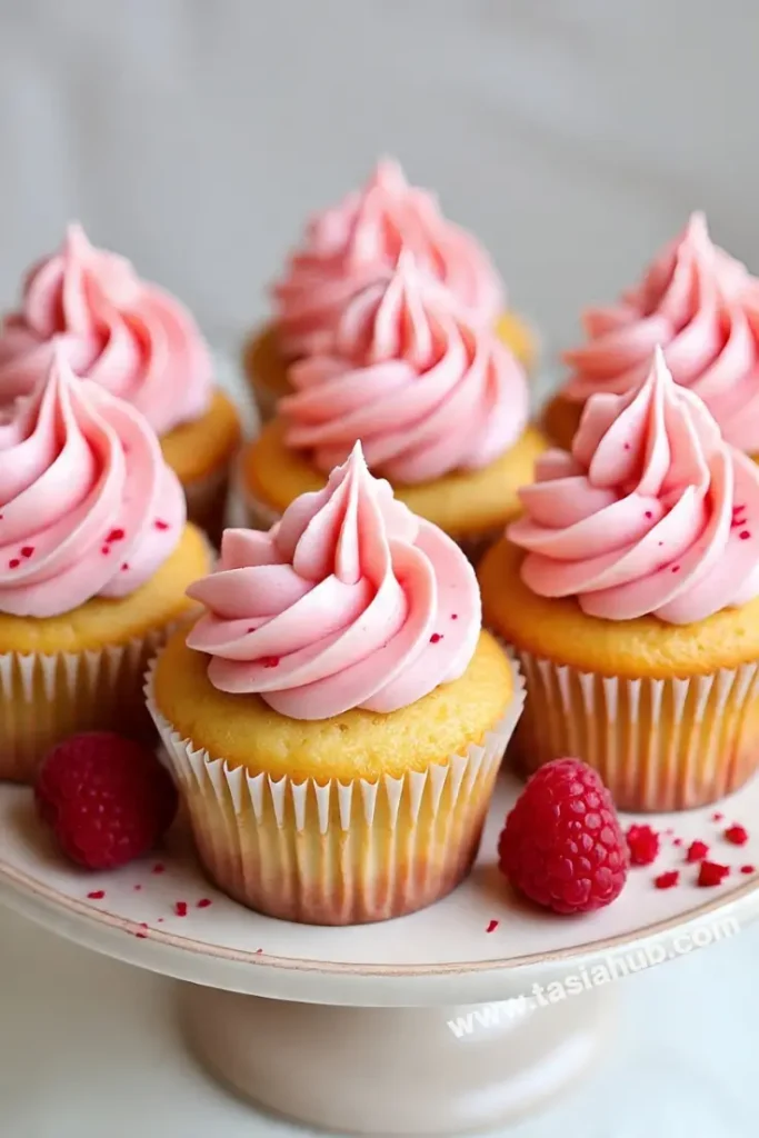 raspberry creme moist cupcakes