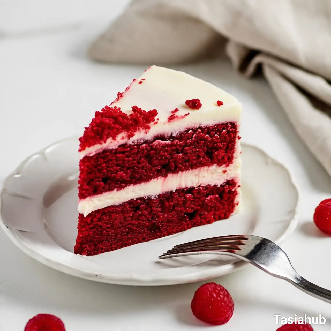 Raspberry velvet cake