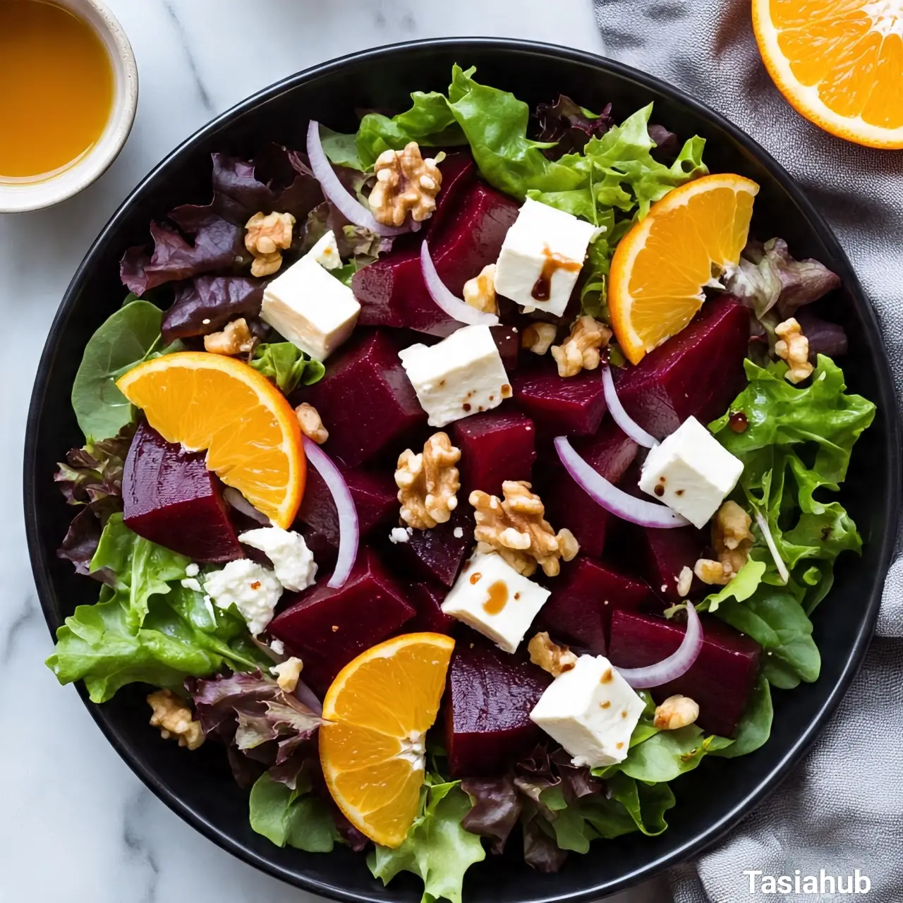 Roasted Beets and Goat Cheese Salad
