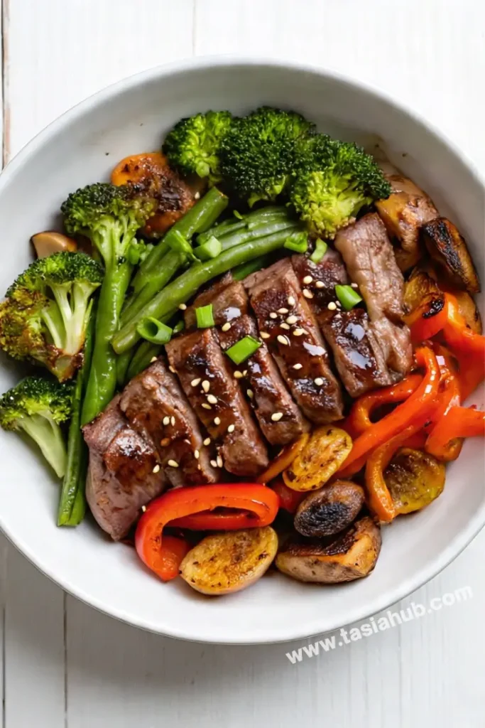 sheet pan beef and broccoli 1