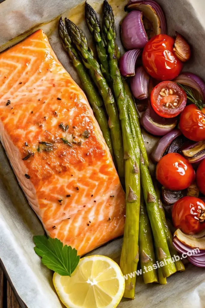 sheet pan roasted salmon 1