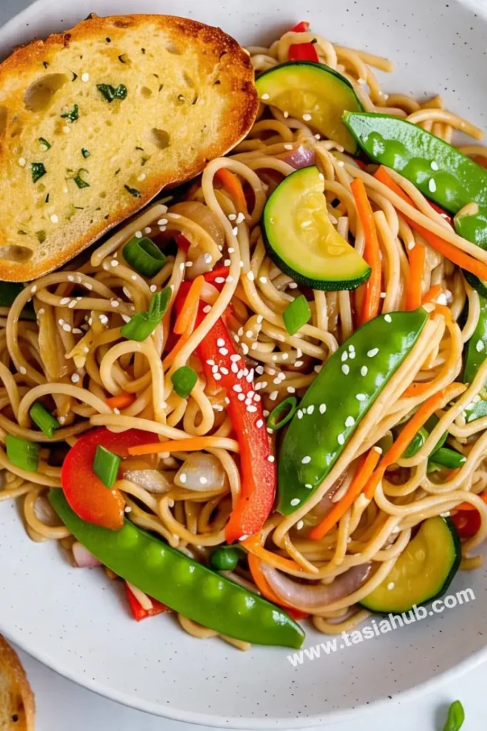 spaghetti stir fry