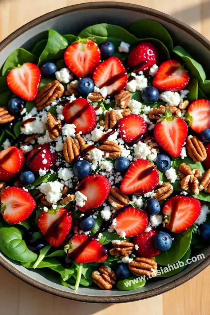 strawberry spinach salad 1