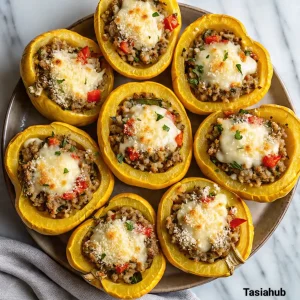 Stuffed patty pan squash