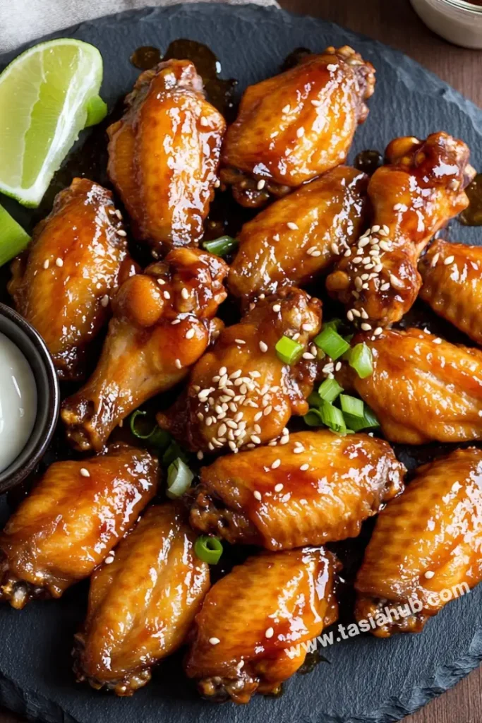 sweet and spicy chicken wings