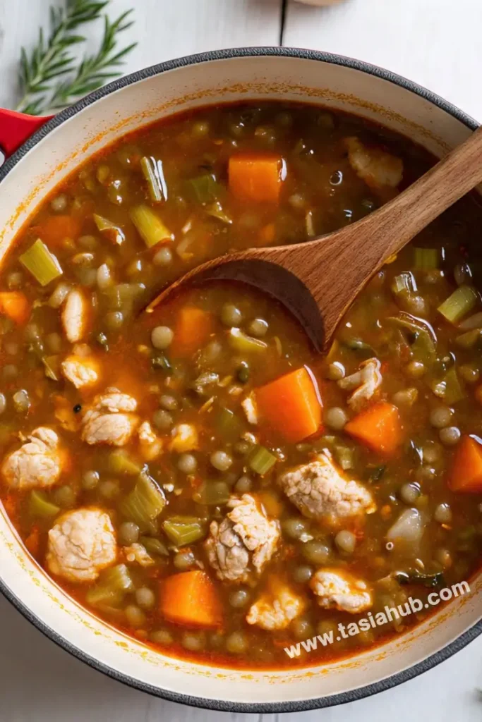 turkey and lentil soup 1