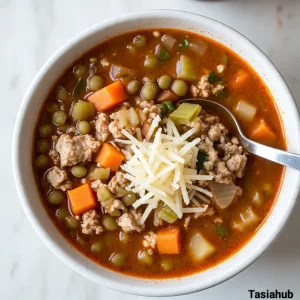 Turkey and lentil soup