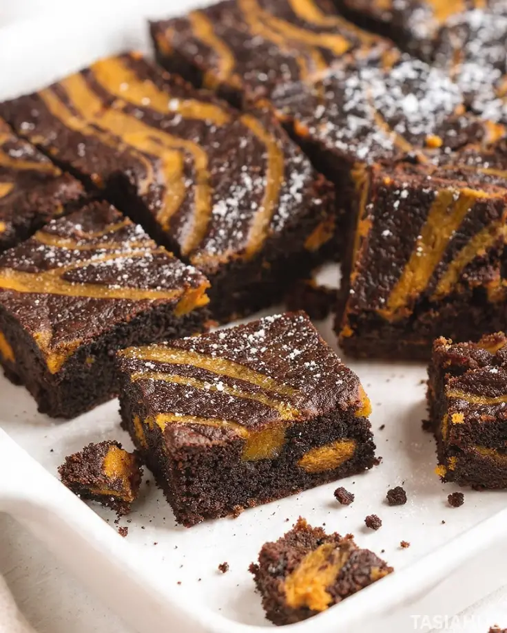 Keto Pumpkin Brownies
