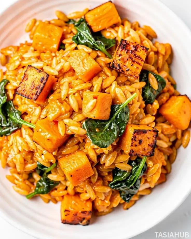 Creamy Butternut Squash Orzo