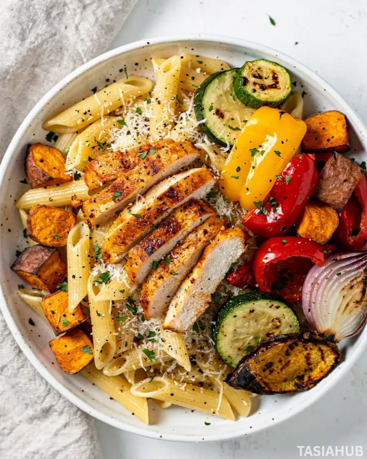 Autumn Chicken and Pasta Dinner