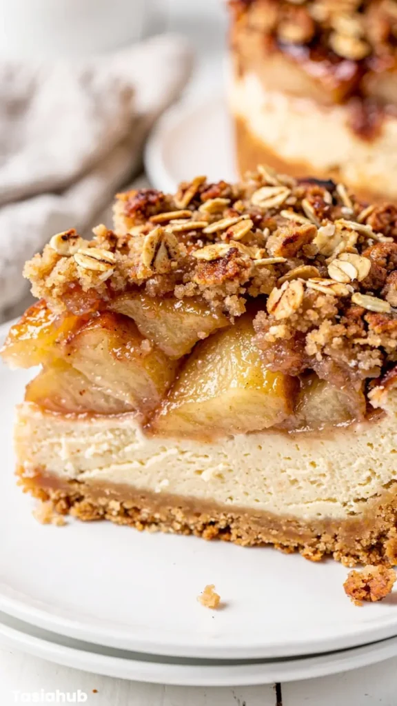 Apple Crisp Cheesecake recipe