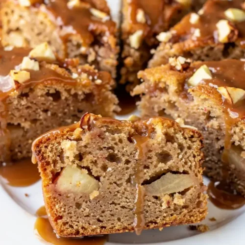 Caramel Apple Cake for fall