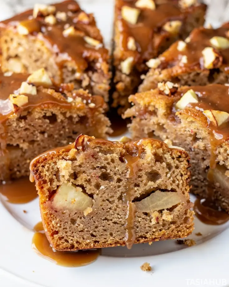 Caramel Apple Cake for fall