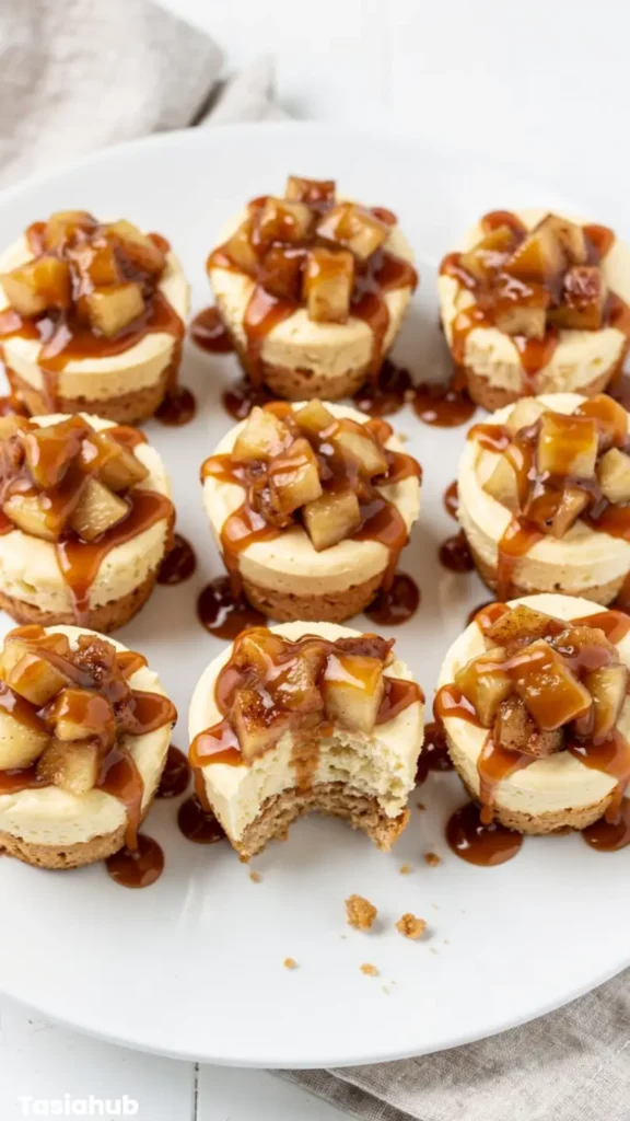 Caramel Apple Cheesecake Bite
