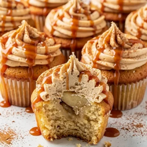 Caramel Apple Cupcakes recipe