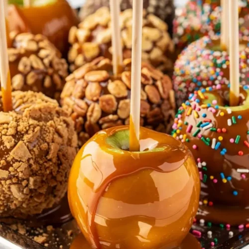 Caramel Apples fall dessert
