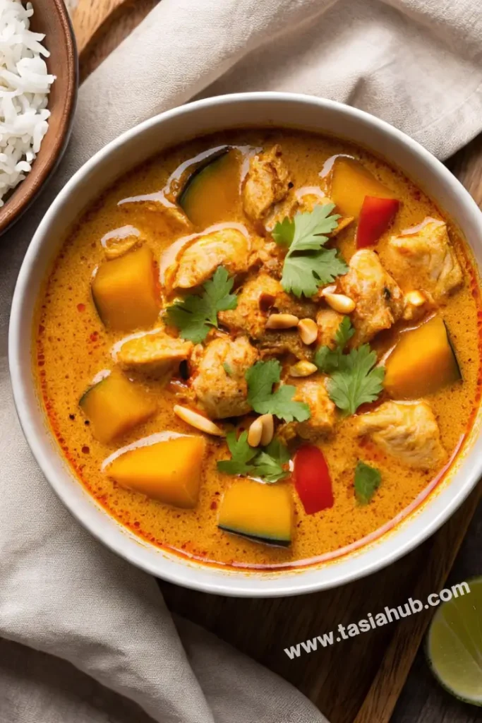Thai chicken pumpkin curry 1