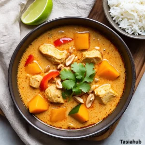 Thai chicken pumpkin curry