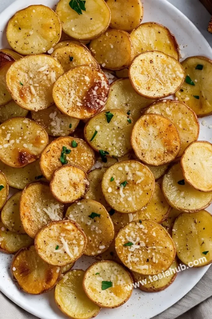 air fried potato slices