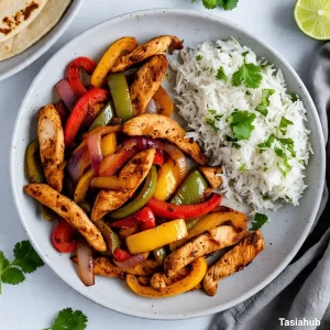 Air fryer chicken fajitas