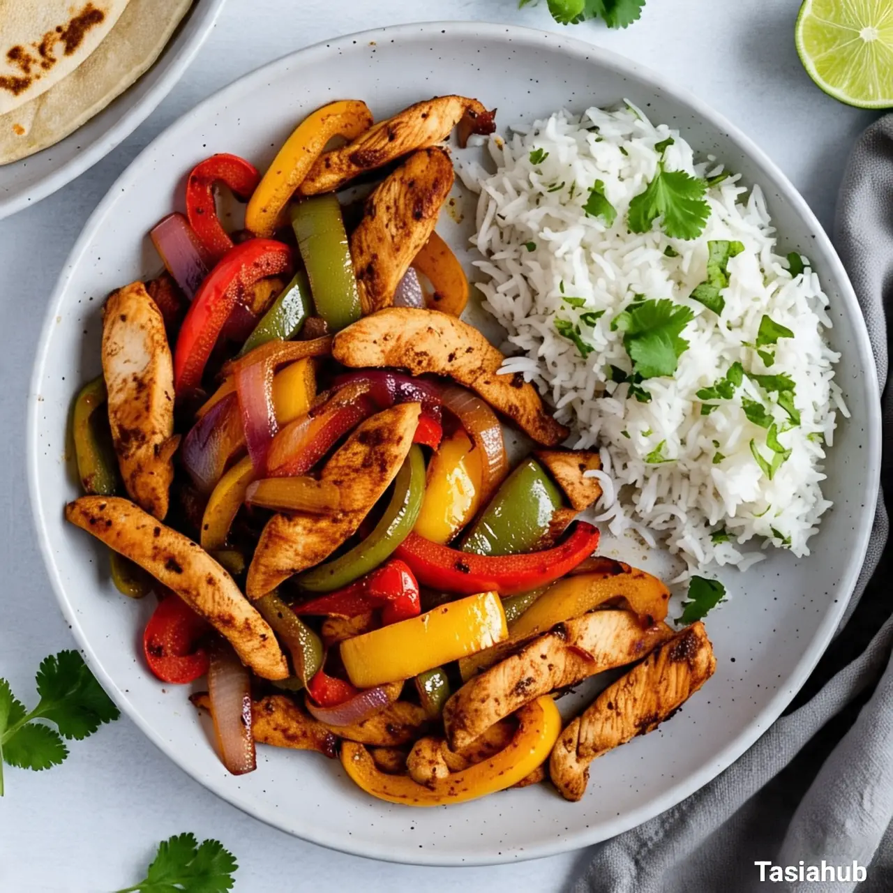 Air fryer chicken fajitas