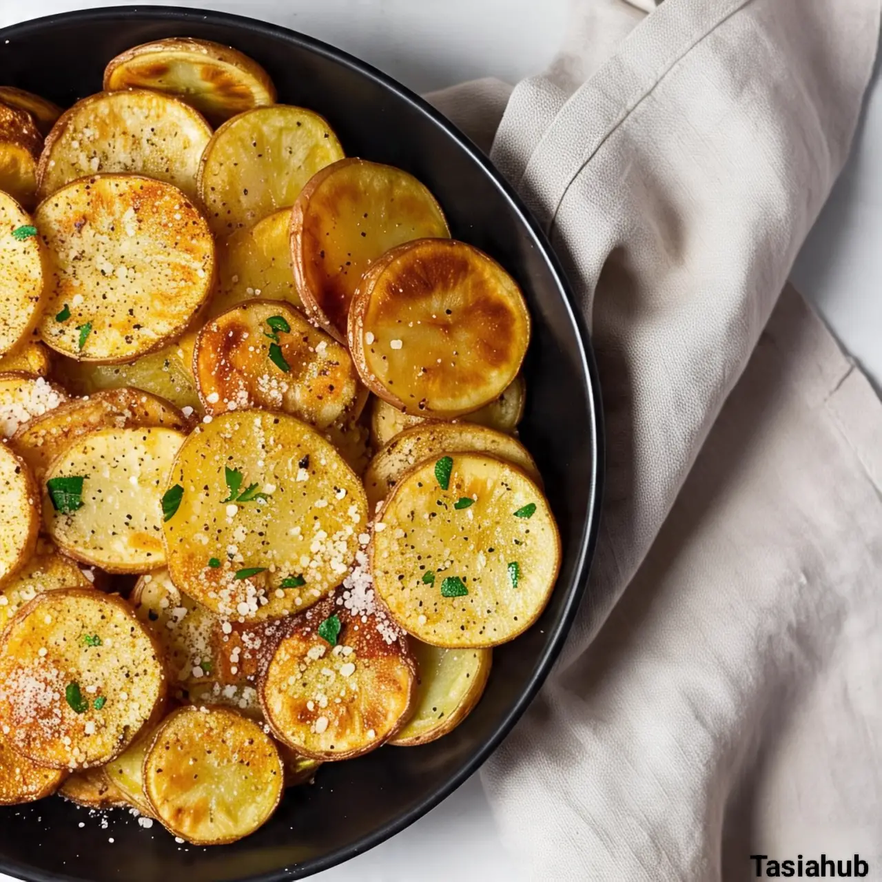 Air Fryer Sliced Potatoes
