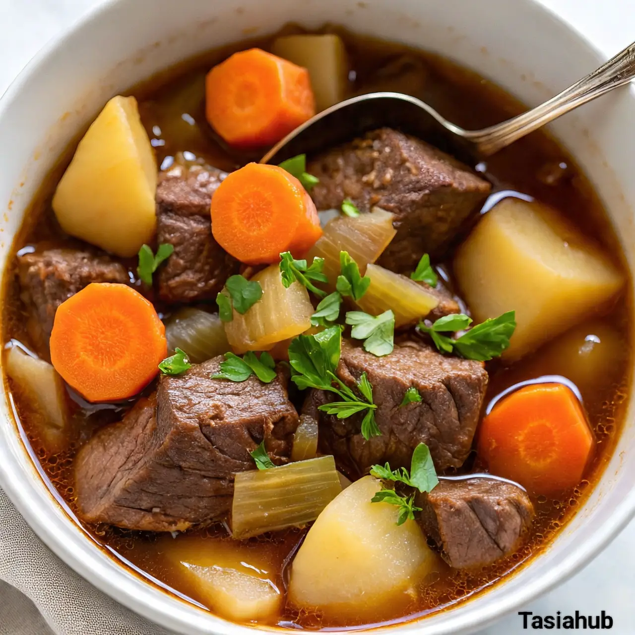 Apple cider beef stew