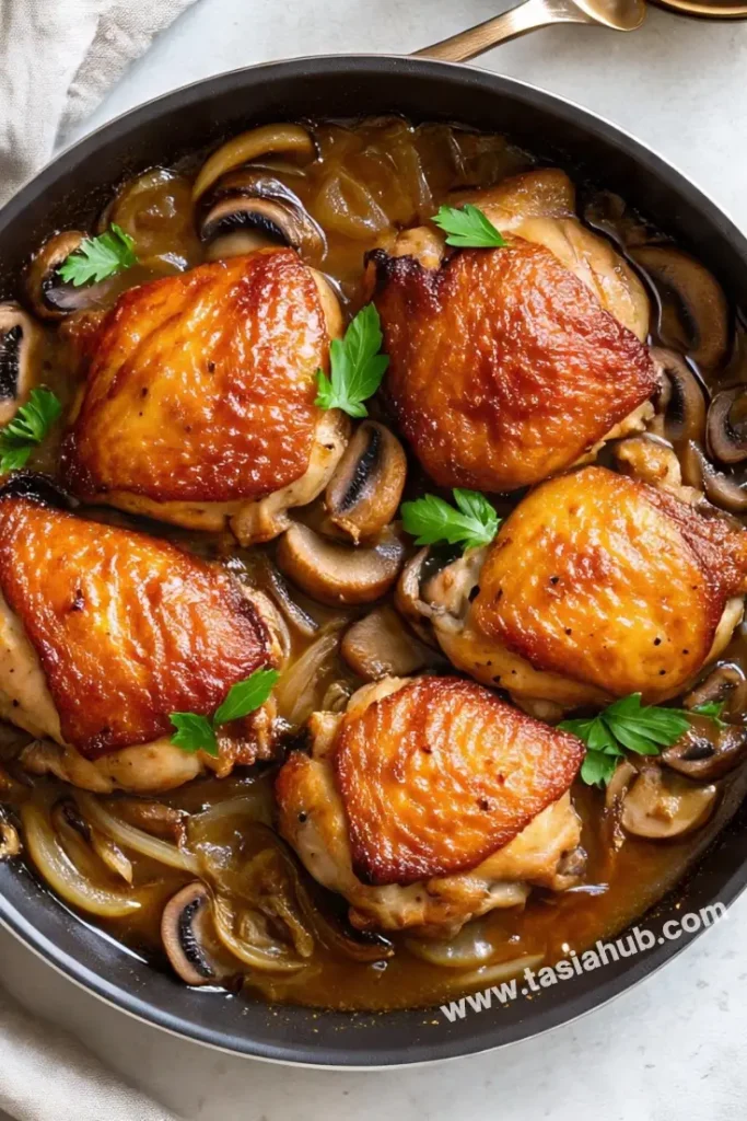 apple cider braised chicken recipe