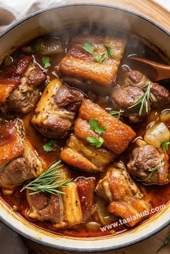 apple cider braised pork 1