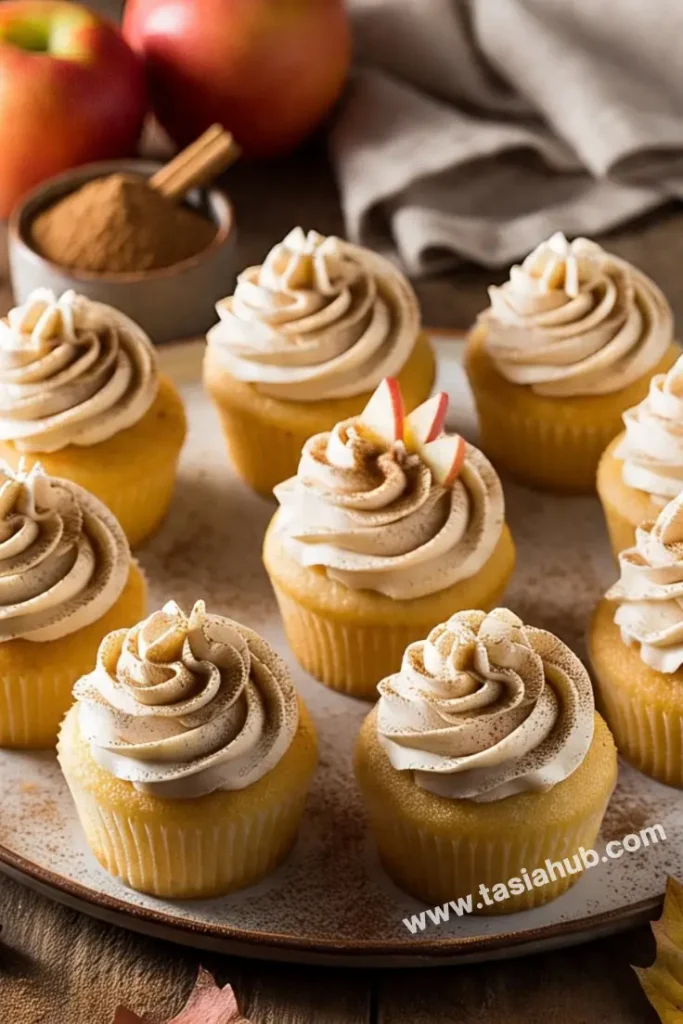 apple cider cupcakes 1