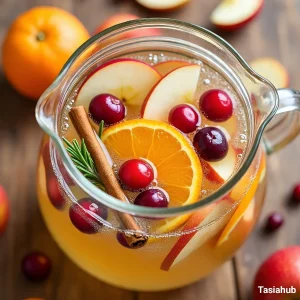 Apple cider sangria