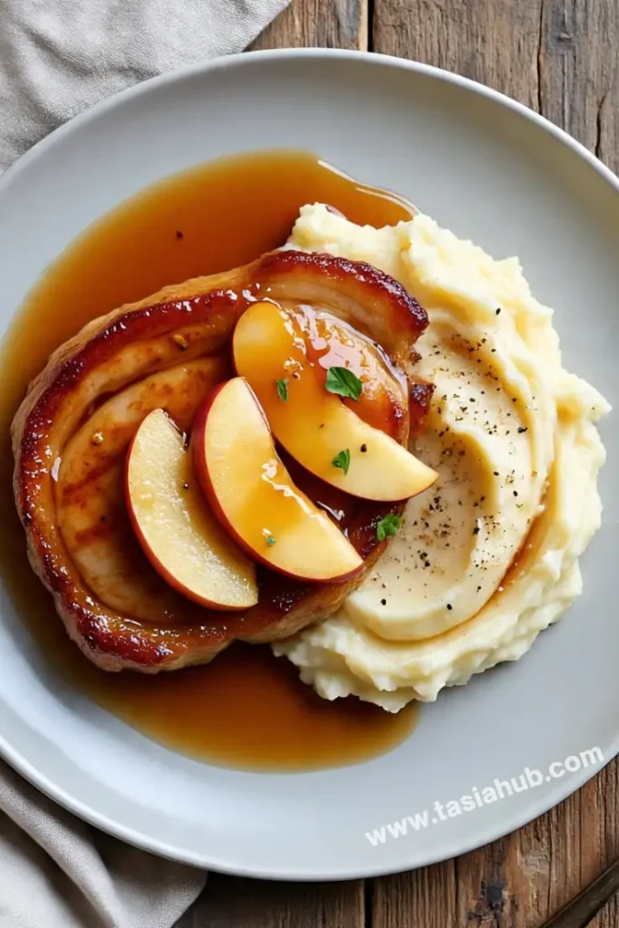 apple cinnamon pork chops 1