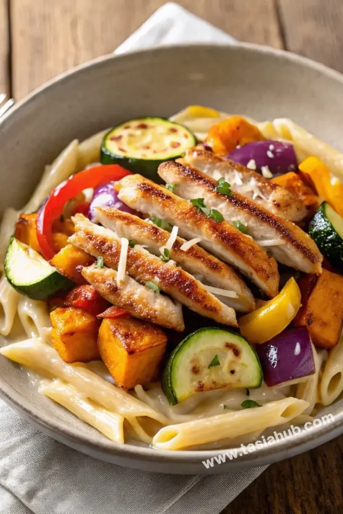 autumn chicken and pasta dinner 1