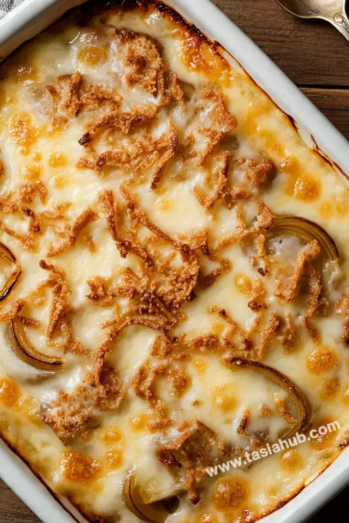 baked French onion chicken casserole