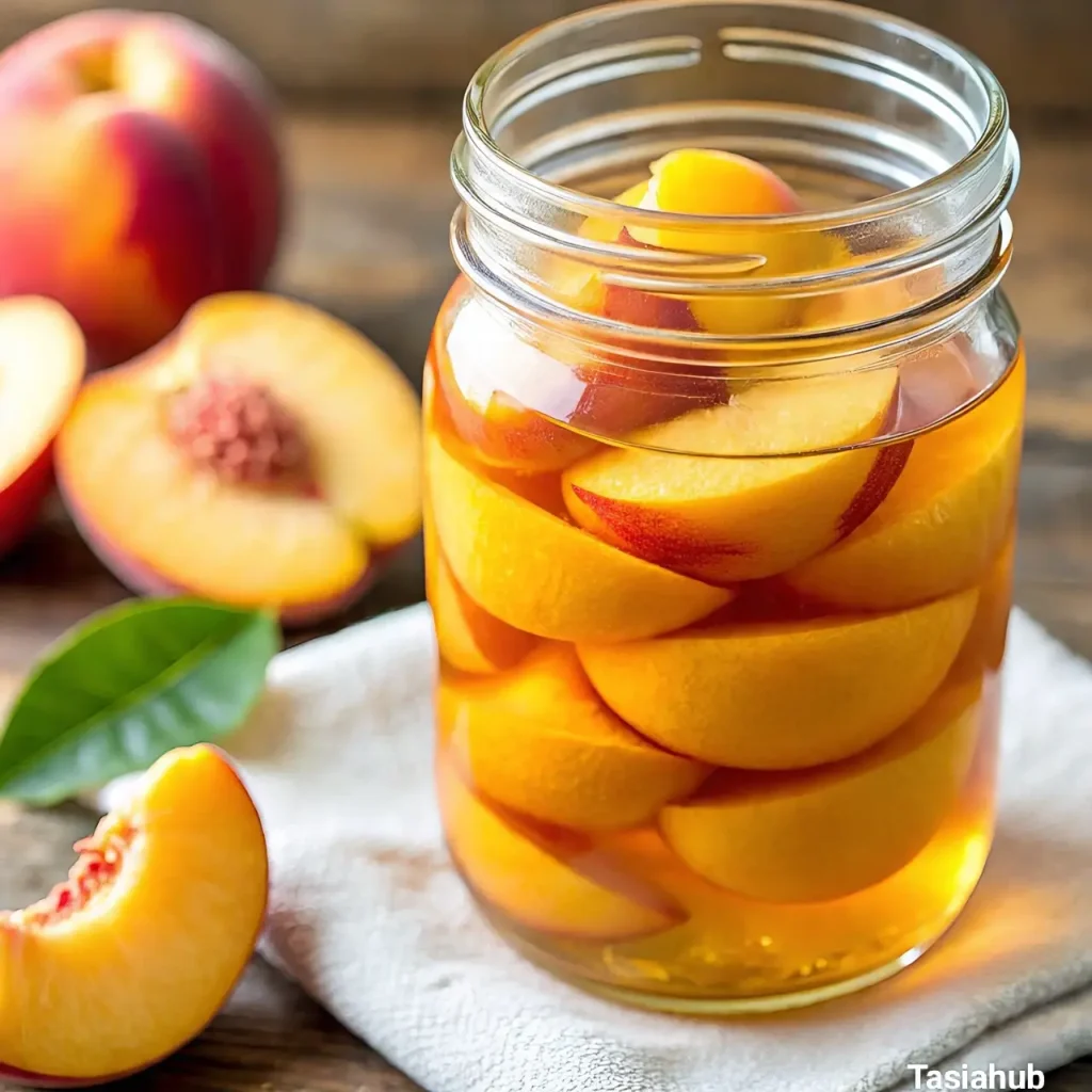 How to can peaches