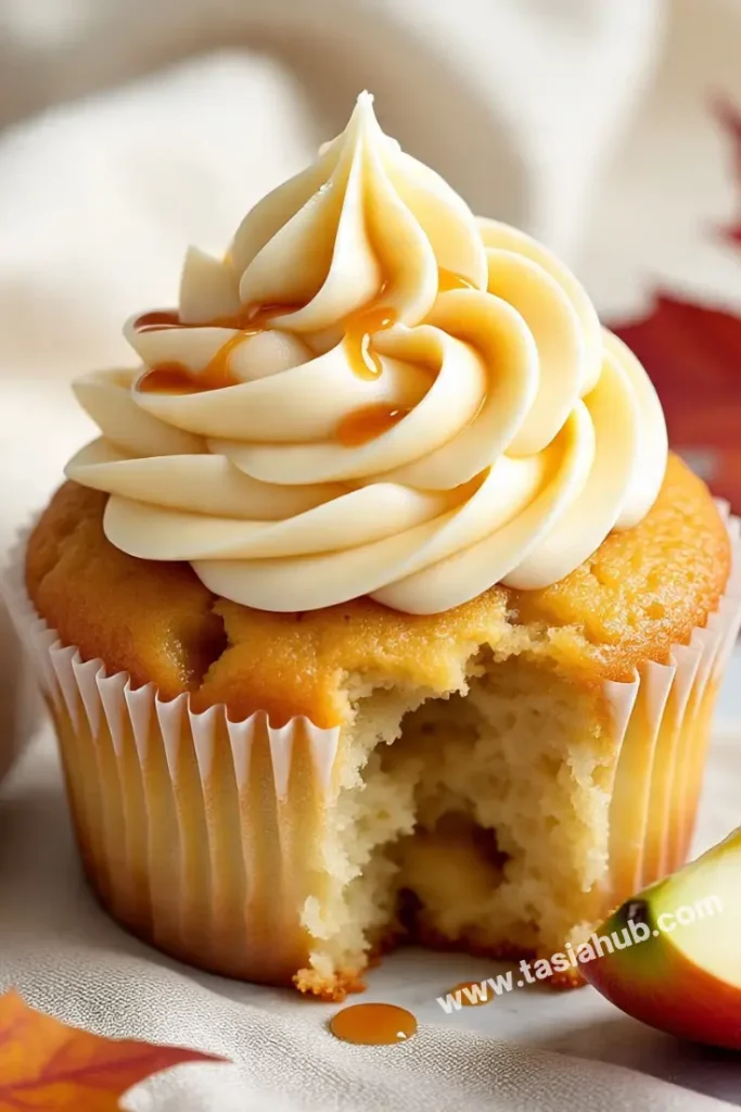 caramel apple cupcakes 1