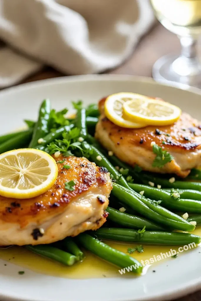 chicken and green beans skillet