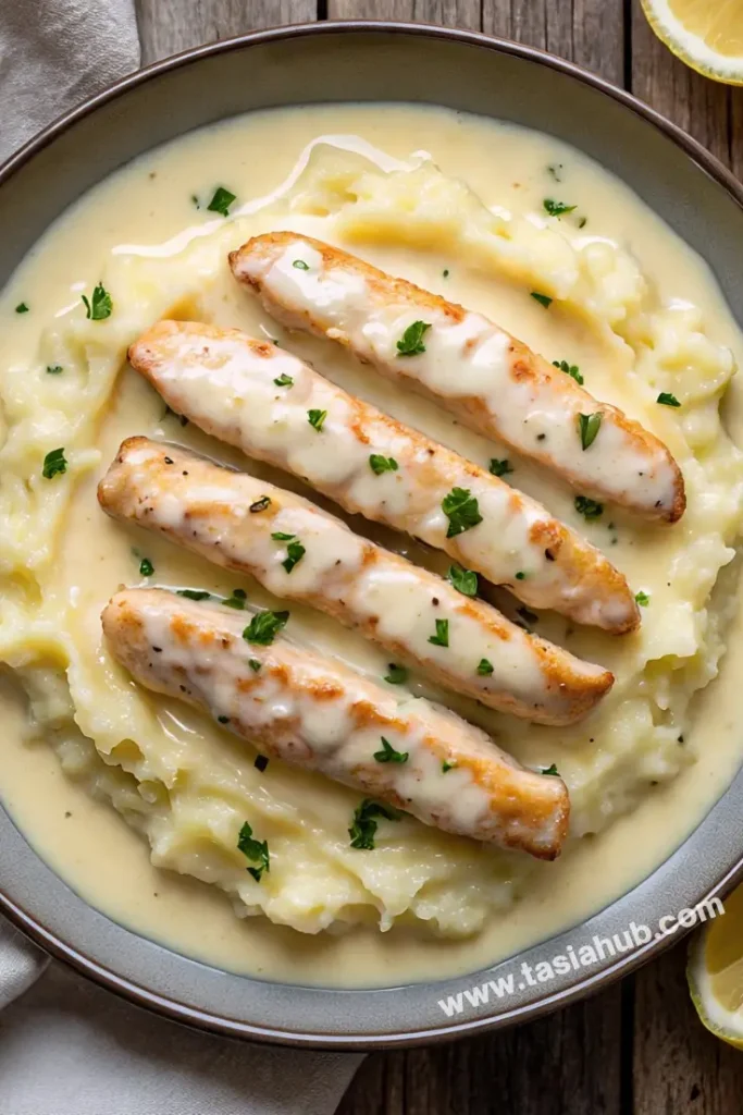 chicken and lemon cream sauce