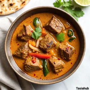 Crockpot beef coconut curry