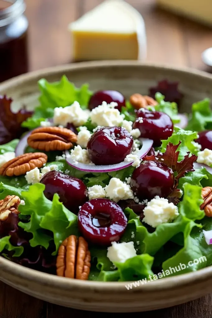 dried tart cherry mixed green salad