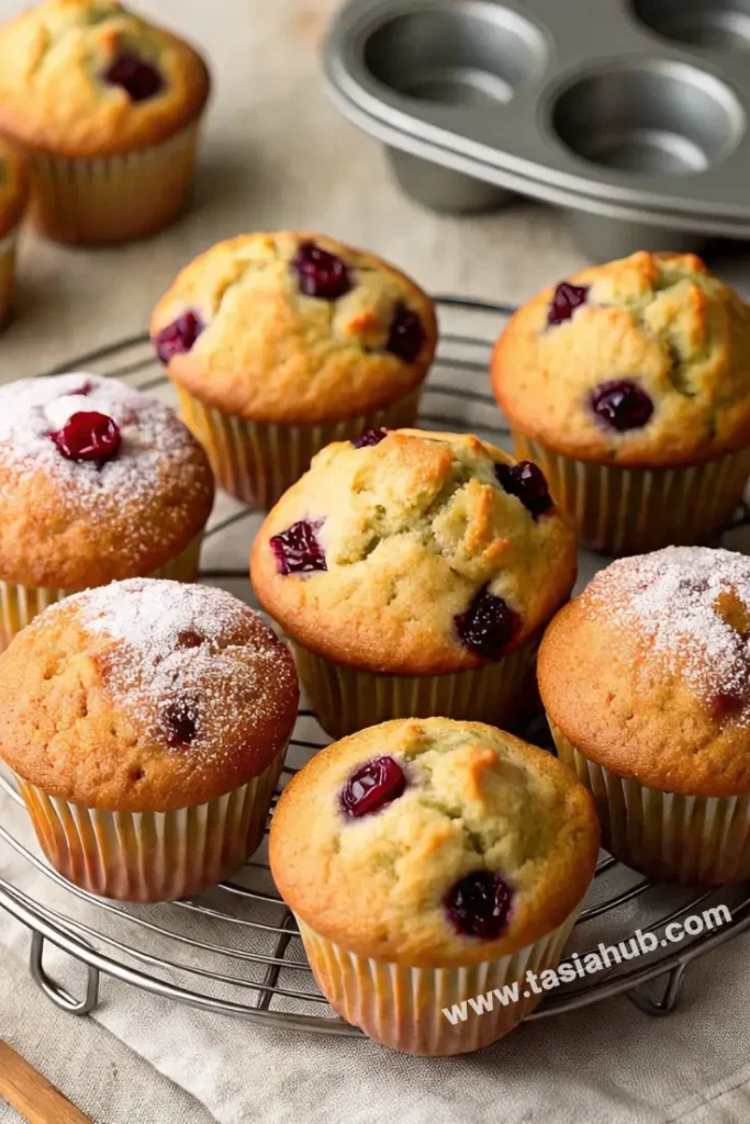 dried tart cherry muffins 1