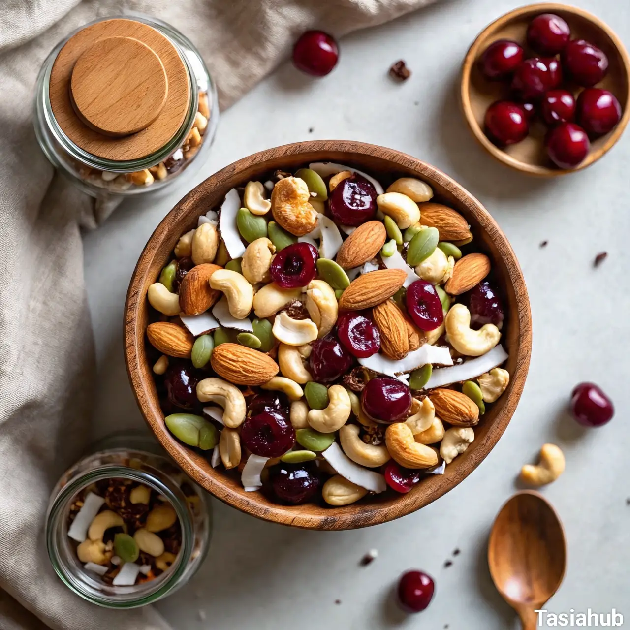 Dried tart cherry trail mix